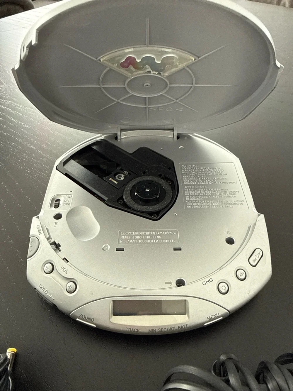 Vintage Sony Walkman ESP Max Portable CD Player D-E225 W/power Cord & Headphones